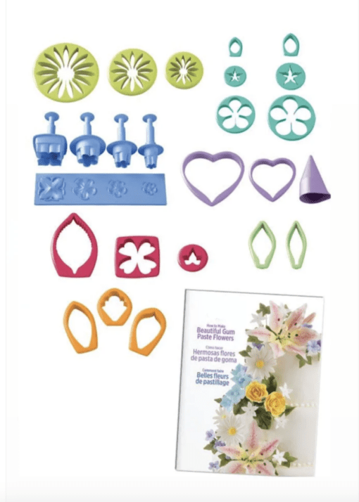 Bakewareind Gumpaste Flower Leaf Veiner Cutter Cake Decorating Box,26pcs - Image 2